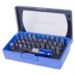 Набор вставок (бит) 1/4", PH, PZ, Hex, Torx, Slotted, 32 предмета KING TONY 1032CQ TONY - фото 676364