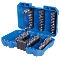 Набор вставок (бит) 1/4", PH, PZ, Hex, Torx, Slotted, Square, 49 предметов KING TONY 1049CQ TONY - фото 676576