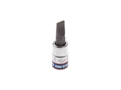 Насадка (бита) торцевая 1/4", Slotted, 6,5х1,2 мм, L = 37 мм  KING TONY 203265 Tony - фото 678145