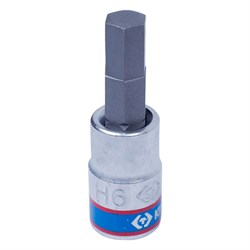Насадка (бита) торцевая 1/4", Hex, 6 мм, L = 37 мм KING TONY 203506 TONY - фото 678160