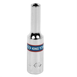 Головка торцевая глубокая шестигранная 1/4", 4 мм KING TONY 223504M TONY - фото 678252