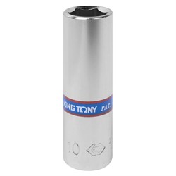 Головка торцевая глубокая шестигранная 1/4", 10 мм KING TONY 223510M TONY - фото 678263