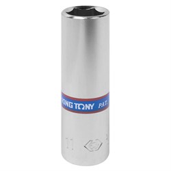 Головка торцевая глубокая шестигранная 1/4", 11 мм KING TONY 223511M Tony - фото 678265