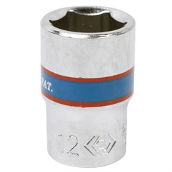 Головка торцевая стандартная шестигранная 1/4", 12 мм KING TONY 233512M TONY - фото 678324