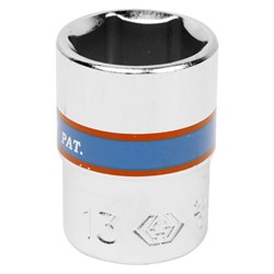 Головка торцевая стандартная шестигранная 1/4", 13 мм KING TONY 233513M TONY - фото 678326