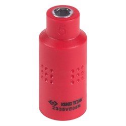 Головка торцевая диэлектрическая шестигранная 1/4", 5 мм KING TONY 2335VE05M TONY - фото 678336
