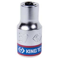 Головка торцевая TORX Е-стандарт 1/4", E7, L = 24 мм KING TONY 237507M TONY - фото 678349