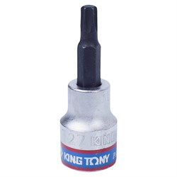 Насадка (бита) торцевая 3/8", Torx, T27, L = 50 мм KING TONY 302327 TONY - фото 678472