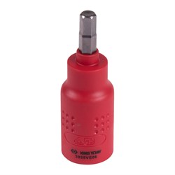 Насадка (бита) торцевая диэлектрическая 3/8", HEX, 6 мм, L = 65 мм KING TONY 3025VE06 TONY - фото 678491
