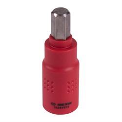 Насадка (бита) торцевая диэлектрическая 3/8", HEX, 10 мм, L = 65 мм KING TONY 3025VE10 TONY - фото 678493