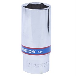 Головка торцевая глубокая шестигранная 3/8", 21 мм KING TONY 323521M TONY - фото 678628