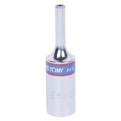 Головка торцевая TORX Е-стандарт 3/8", E4, L = 63 мм KING TONY 327504M TONY - фото 678638