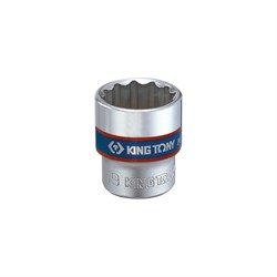 Головка торцевая стандартная двенадцатигранная 3/8", 17 мм KING TONY 333017M TONY - фото 678672