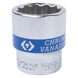 Головка торцевая стандартная двенадцатигранная 3/8", 20 мм KING TONY 333020M TONY - фото 678676