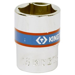 Головка торцевая стандартная шестигранная 3/8", 16 мм KING TONY 333516M TONY - фото 678696