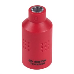 Головка торцевая диэлектрическая шестигранная 3/8", 6 мм KING TONY 3335VE06M TONY - фото 678717