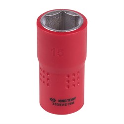 Головка торцевая диэлектрическая шестигранная 3/8", 15 мм KING TONY 3335VE15M TONY - фото 678726