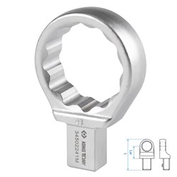 Насадка накидная серии "FIT", 41 мм, 14х18 мм KING TONY 34502241M TONY - фото 679167