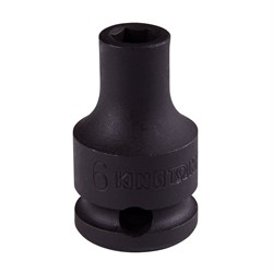 Головка торцевая ударная шестигранная 3/8", 6 мм KING TONY 353506M TONY - фото 679277
