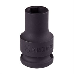Головка торцевая ударная шестигранная 3/8", 8 мм KING TONY 353508M TONY - фото 679279