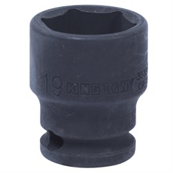 Головка торцевая ударная шестигранная 3/8", 19 мм KING TONY 353519M TONY - фото 679290
