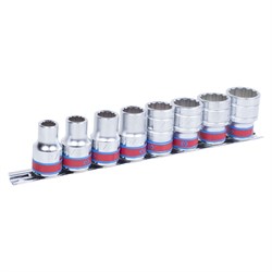 Набор торцевых головок 1/2", двенадцатигранные, 3/8"-7/8", 8 предметов KING TONY 4010SR TONY - фото 679492