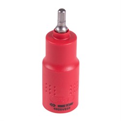 Насадка (бита) торцевая диэлектрическая 1/2", HEX, 5 мм, L = 75 мм KING TONY 4025VE05 TONY - фото 679533
