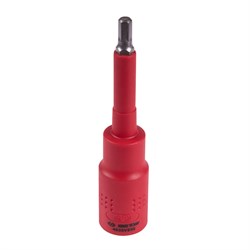Насадка (бита) торцевая диэлектрическая 1/2", HEX, 6 мм, L = 120 мм KING TONY 4035VE06 TONY - фото 679594