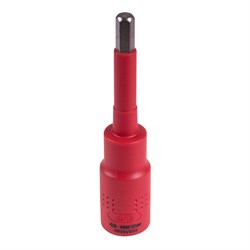 Насадка (бита) торцевая диэлектрическая 1/2", HEX, 8 мм, L = 120 мм KING TONY 4035VE08 TONY - фото 679595