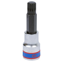 Насадка (бита) торцевая 1/2", Spline, M12, L = 80 мм KING TONY 403612 TONY - фото 679601
