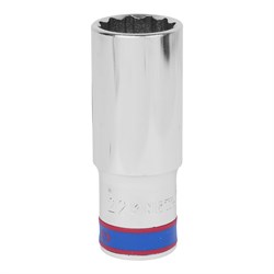 Головка торцевая глубокая двенадцатигранная 1/2", 22 мм KING TONY 423022M TONY - фото 679721
