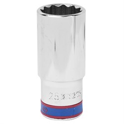 Головка торцевая глубокая двенадцатигранная 1/2", 25 мм KING TONY 423025M TONY - фото 679724