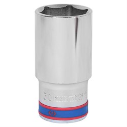 Головка торцевая глубокая шестигранная 1/2", 30 мм KING TONY 423530M TONY - фото 679766