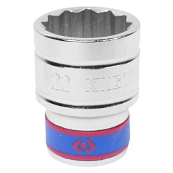 Головка торцевая стандартная двенадцатигранная 1/2", 22 мм KING TONY 433022M TONY - фото 679876