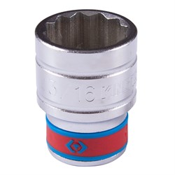 Головка торцевая стандартная двенадцатигранная 1/2", 13/16", дюймовая KING TONY 433026S TONY - фото 679884