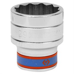 Головка торцевая стандартная двенадцатигранная 1/2", 29 мм KING TONY 433029M TONY - фото 679888