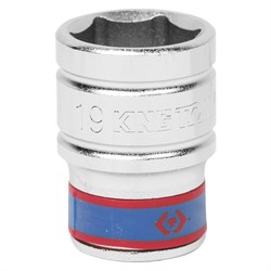 Головка торцевая стандартная шестигранная 1/2", 19 мм KING TONY 433519M TONY - фото 679921