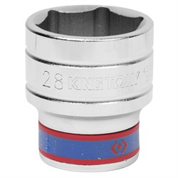Головка торцевая стандартная шестигранная 1/2", 28 мм KING TONY 433528M TONY - фото 679936