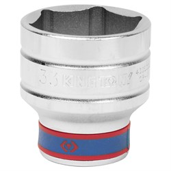 Головка торцевая стандартная шестигранная 1/2", 33 мм KING TONY 433533M TONY - фото 679943