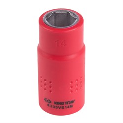 Головка торцевая диэлектрическая шестигранная 1/2", 14 мм KING TONY 4335VE14M TONY - фото 679958