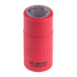 Головка торцевая диэлектрическая шестигранная 1/2", 15 мм KING TONY 4335VE15M TONY - фото 679959