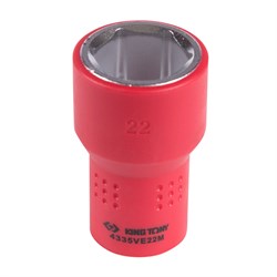 Головка торцевая диэлектрическая шестигранная 1/2", 22 мм KING TONY 4335VE22M TONY - фото 679966