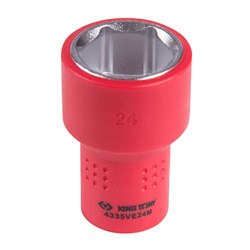 Головка торцевая диэлектрическая шестигранная 1/2", 24 мм KING TONY 4335VE24M TONY - фото 679967