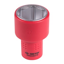 Головка торцевая диэлектрическая шестигранная 1/2", 27 мм KING TONY 4335VE27M TONY - фото 679968