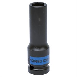 Головка торцевая ударная глубокая шестигранная 1/2", 13 мм KING TONY 443513M TONY - фото 680031