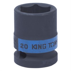 Головка торцевая ударная шестигранная 1/2", 20 мм KING TONY 453520M TONY - фото 680147