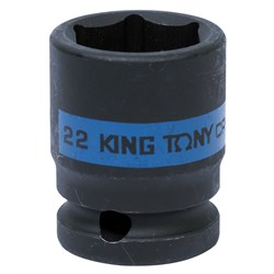 Головка торцевая ударная шестигранная 1/2", 22 мм KING TONY 453522M TONY - фото 680149