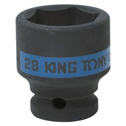 Головка торцевая ударная шестигранная 1/2", 28 мм KING TONY 453528M TONY - фото 680156