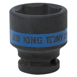 Головка торцевая ударная шестигранная 1/2", 29 мм KING TONY 453529M TONY - фото 680157