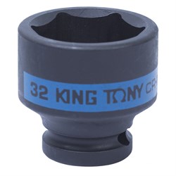 Головка торцевая ударная шестигранная 1/2", 32 мм KING TONY 453532M TONY - фото 680159